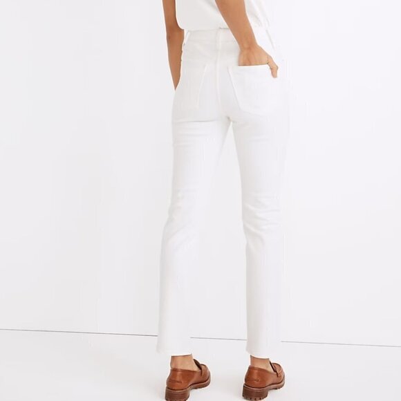 Madewell The High Rise Perfect Vintage Jeans Tile White ND501 26 - Picture 2 of 4
